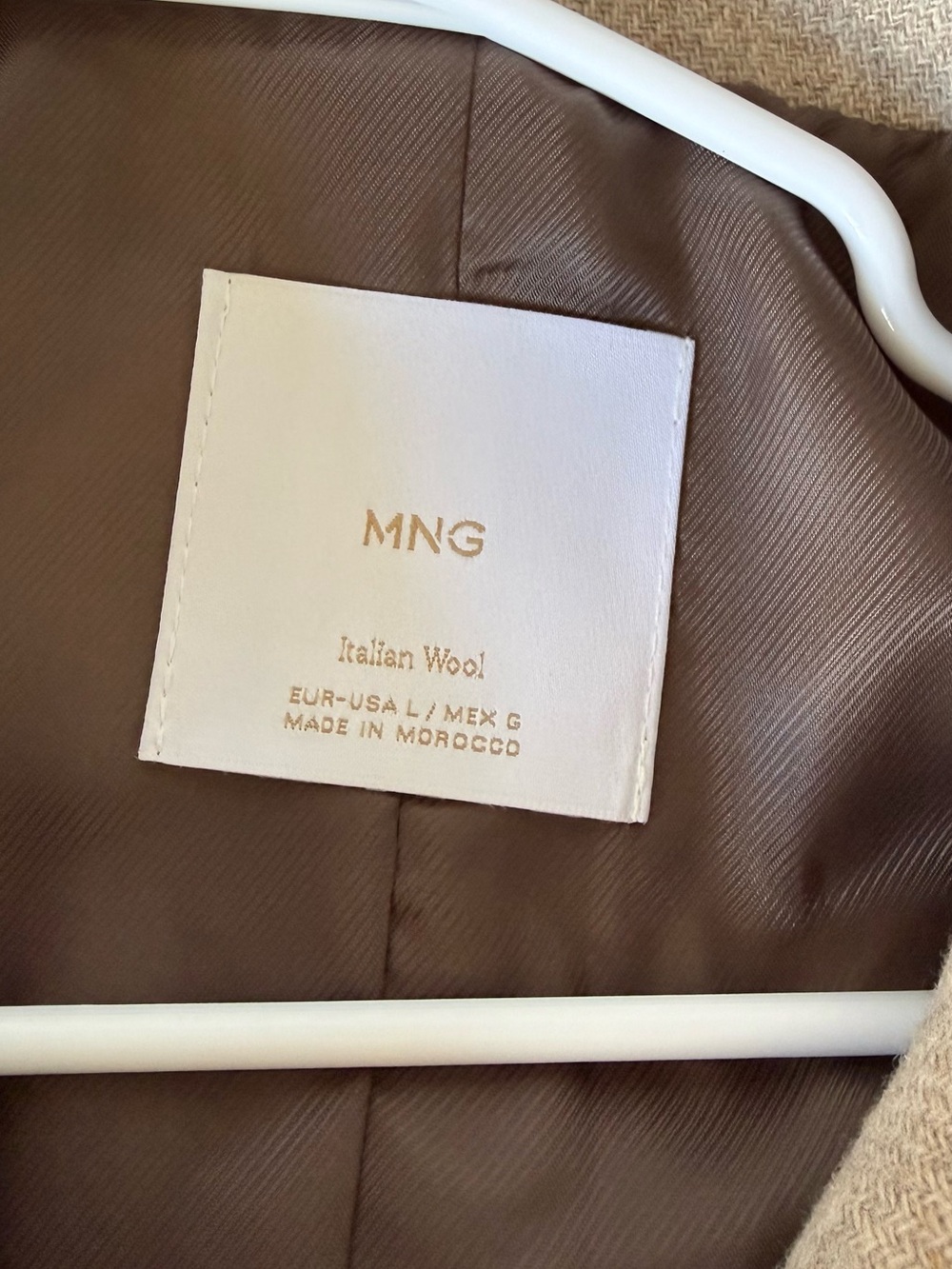 Mango Beige Tie-Waist Trench Coat - Picture 4 of 4